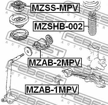 Купить Febest MZSHB-002 по низкой цене в Украине!