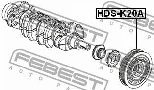 Купить Febest HDSK20A – отличная цена на EXIST.UA!