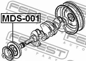 Шкив коленчатого вала Febest MDS-001