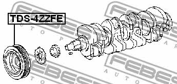 Купить Febest TDS4ZZFE – отличная цена на EXIST.UA!