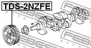 Купити Febest TDS-2NZFE за низькою ціною в Україні!