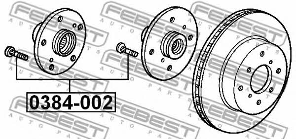 Купить Febest 0384002 – отличная цена на EXIST.UA!