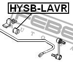 Втулка стабілізатора заднього Febest HYSB-LAVR