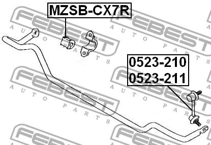 Купить Febest MZSB-CX7R по низкой цене в Украине!