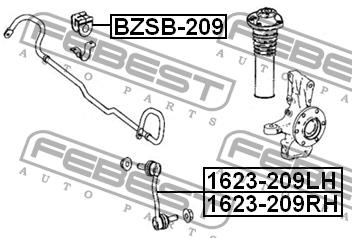 Купить Febest BZSB209 – отличная цена на EXIST.UA!
