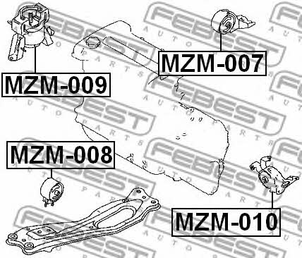 Купити Febest MZM008 – суперціна на EXIST.UA!