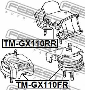 Купить Febest TMGX110FR – отличная цена на EXIST.UA!