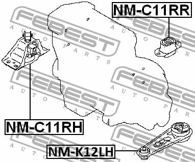 Купити Febest NM-C11RH за низькою ціною в Україні!