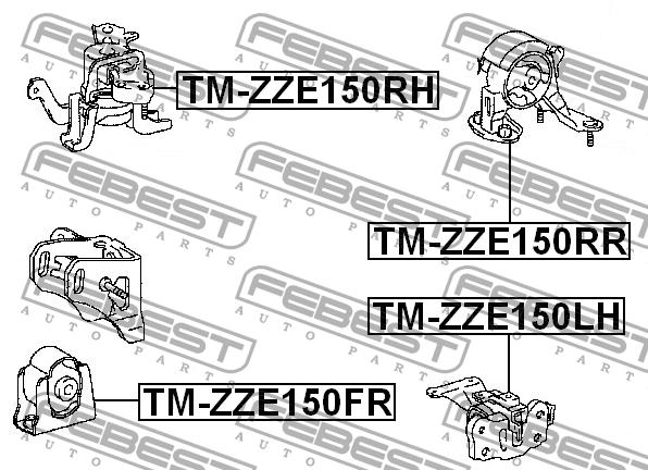 Купити Febest TM-ZZE150RH за низькою ціною в Україні!