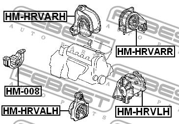 Купити Febest HM-HRVARH за низькою ціною в Україні!