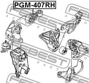 Купить Febest PGM407RH – отличная цена на EXIST.UA!