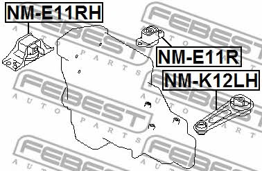 Купить Febest NME11RH – отличная цена на EXIST.UA!