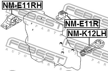 Купить Febest NM-E11RH по низкой цене в Украине!