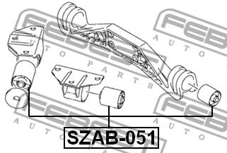 Купить Febest SZAB051 – отличная цена на EXIST.UA!