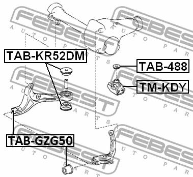 Купить Febest TAB-488 по низкой цене в Украине!