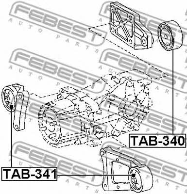 Купити Febest TAB340 – суперціна на EXIST.UA!