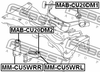 Купить Febest MM-CU5WRL по низкой цене в Украине!