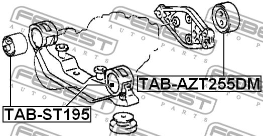 Купити Febest TABAZT255DM – суперціна на EXIST.UA!