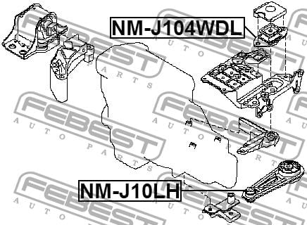 Купити Febest NM-J104WDL за низькою ціною в Україні!