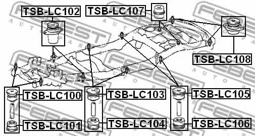 Купить Febest TSB-LC105 по низкой цене в Украине!