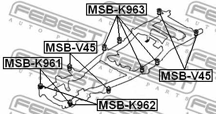 Купить Febest MSB-K963 по низкой цене в Украине!