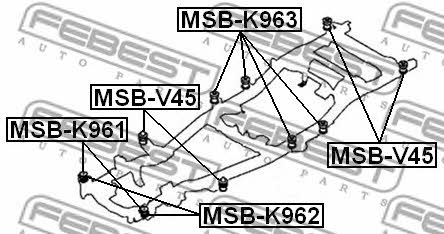 Купити Febest MSBK961 – суперціна на EXIST.UA!