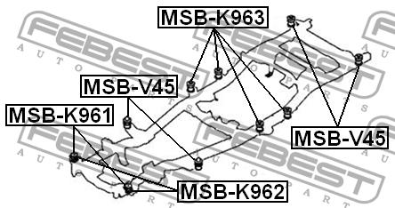 Купить Febest MSBK962 – отличная цена на EXIST.UA!
