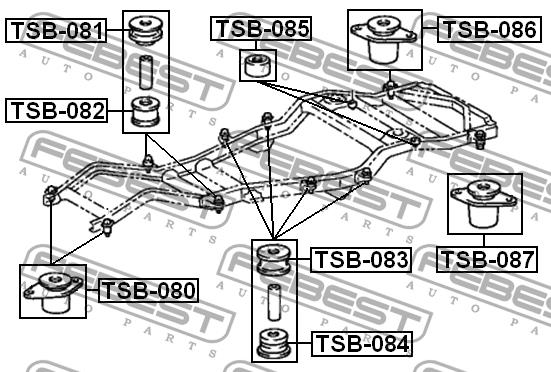 Купить Febest TSB-080 по низкой цене в Украине!