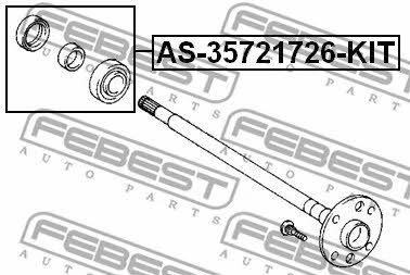 Febest Підшипник напіввісі – ціна 1035 UAH