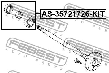 Купити Febest AS35721726KIT – суперціна на EXIST.UA!