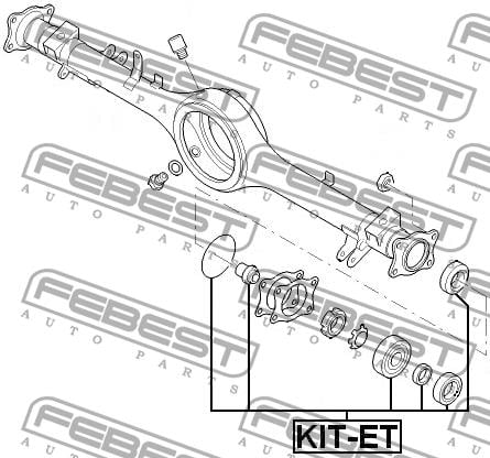 Купити Febest KIT-ET за низькою ціною в Україні!