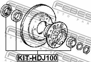 Купить Febest KIT-HDJ100 по низкой цене в Украине!