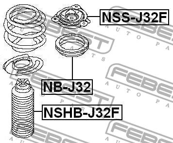 Купити Febest NBJ32 – суперціна на EXIST.UA!