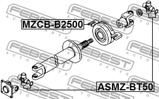 Купить Febest MZCB-B2500 по низкой цене в Украине!