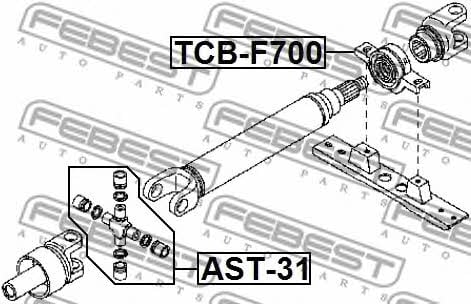 Купить Febest TCBF700 – отличная цена на EXIST.UA!