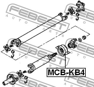 Купить Febest MCB-KB4 по низкой цене в Украине!