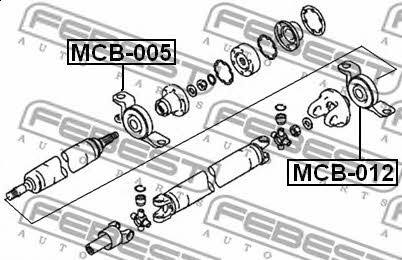 Купить Febest MCB012 – отличная цена на EXIST.UA!