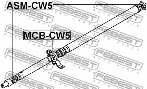 Купить Febest MCBCW5 – отличная цена на EXIST.UA!