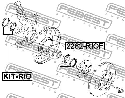 Купить Febest KIT-RIO по низкой цене в Украине!
