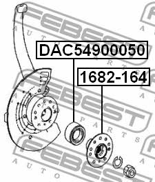 Купити Febest DAC54900050 – суперціна на EXIST.UA!