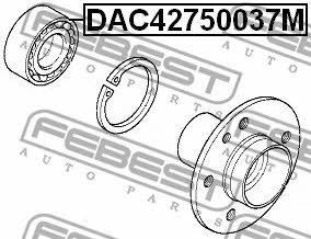 Купити Febest DAC42750037M – суперціна на EXIST.UA!