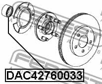 Купить Febest DAC42760033 по низкой цене в Украине!