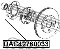 Купить Febest DAC42760033 – отличная цена на EXIST.UA!