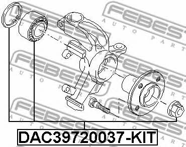 Купить Febest DAC39720037-KIT по низкой цене в Украине!