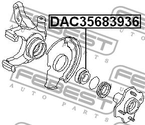 Купить Febest DAC35683936 по низкой цене в Украине!