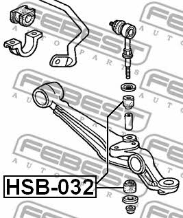 Купити Febest HSB032 – суперціна на EXIST.UA!