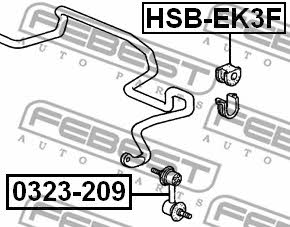 Купити Febest HSBEK3F – суперціна на EXIST.UA!