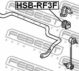 Купить Febest HSBRF3F – отличная цена на EXIST.UA!