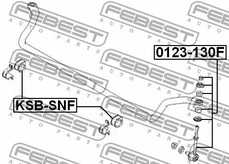 Купити Febest KSB-SNF за низькою ціною в Україні!