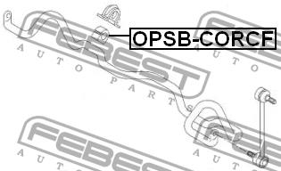Втулка стабілізатора переднього Febest OPSB-CORCF